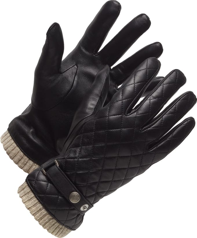 Leren Handschoenen Dames - Touchscreen handschoenen Zwart - 100% Echt soepel schaapsleer - model Kate - Zachte Wollen Voering