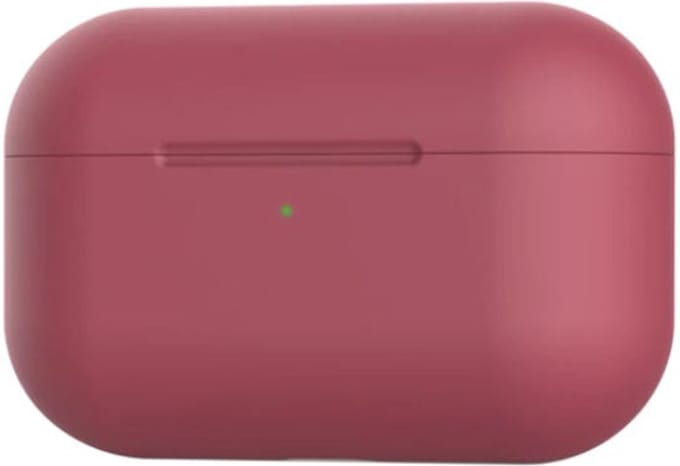 DW4Trading Siliconen Case Hoes Bordeaux Rood - Geschikt voor Apple Airpods Pro