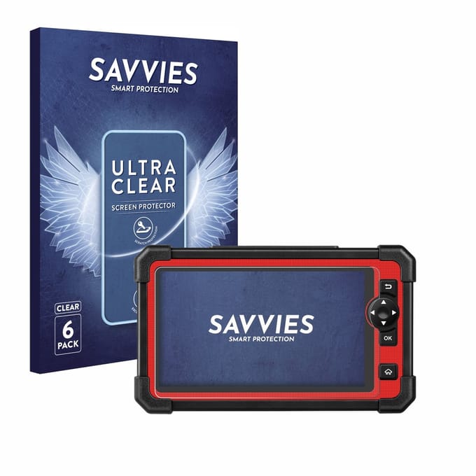 Savvies - Screenprotector voor Launch X-431 CRP919E - Folie Beschermfolie transparant 6 Stuks