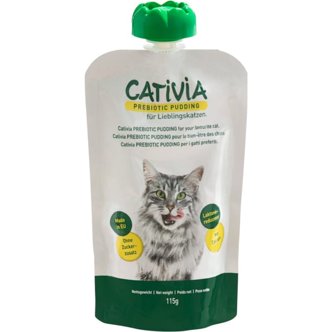 115g Cativia Prebiotic Pudding kattensnacks