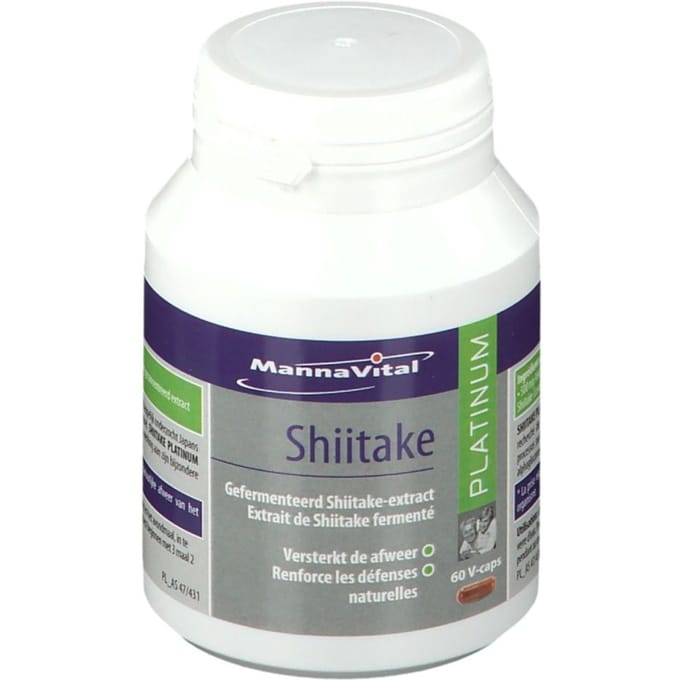 MannaVital Shiitake Platinum - 60 capsules