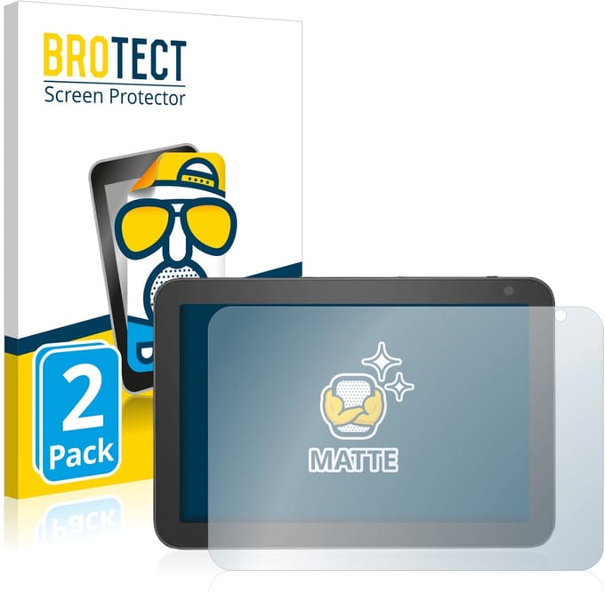 BROTECT - Screenprotector voor Amazon Echo Show 8 (1. Gen.) - Folie Beschermfolie matte 2 Stuks
