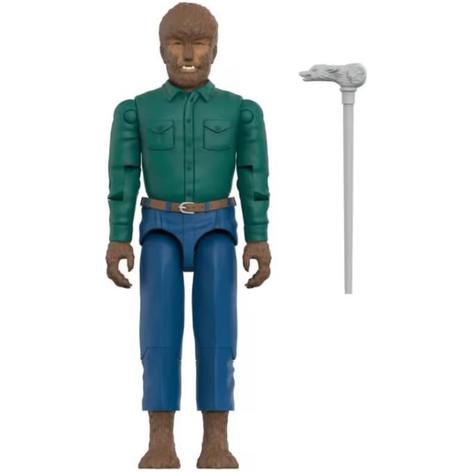 Super7 Universal Monsters ReAction+ Action Figure Wave 1 The Wolf Man 10 cm Action Figuur