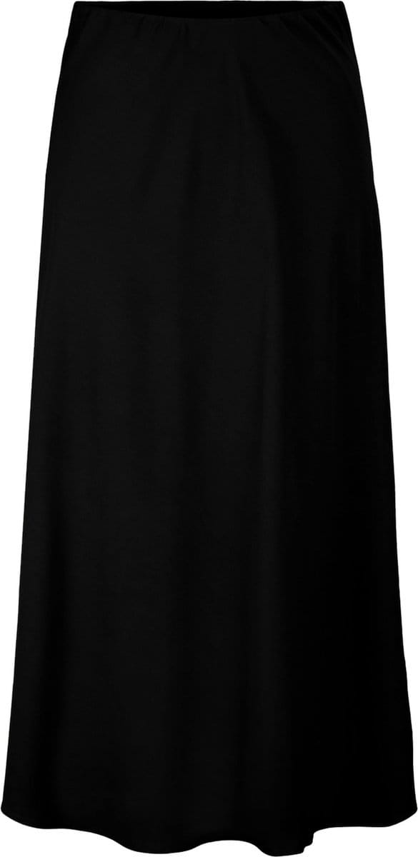 Uitlopende maxi-rok met elastische band model 'FRANAN'