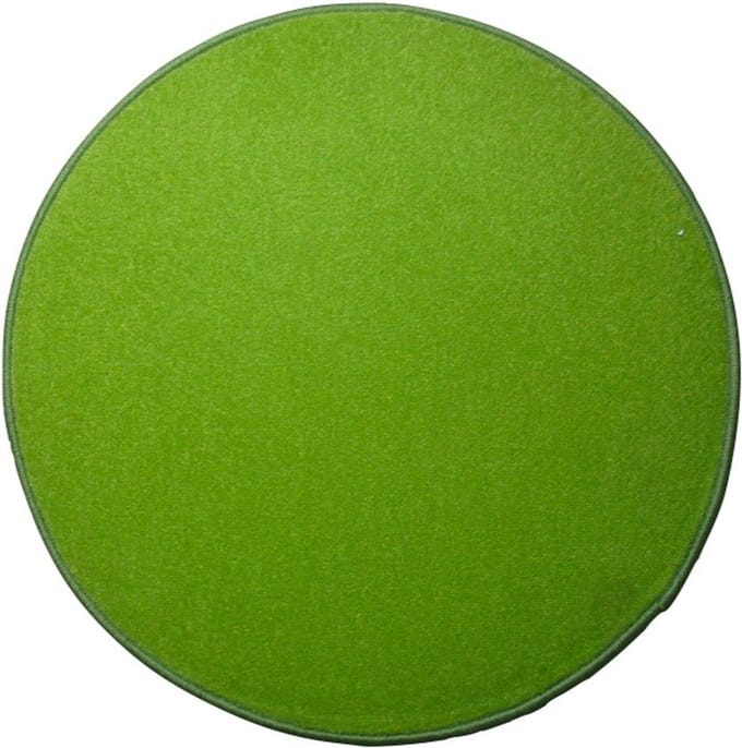 Tapijtkeuze Karpet Banton - 80 cm rond - Lichtgroen
