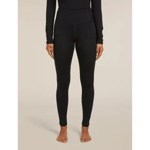 Icebreaker 260 Tech HRise Leggng Dames (Maat - L, Kleur - BLACK)