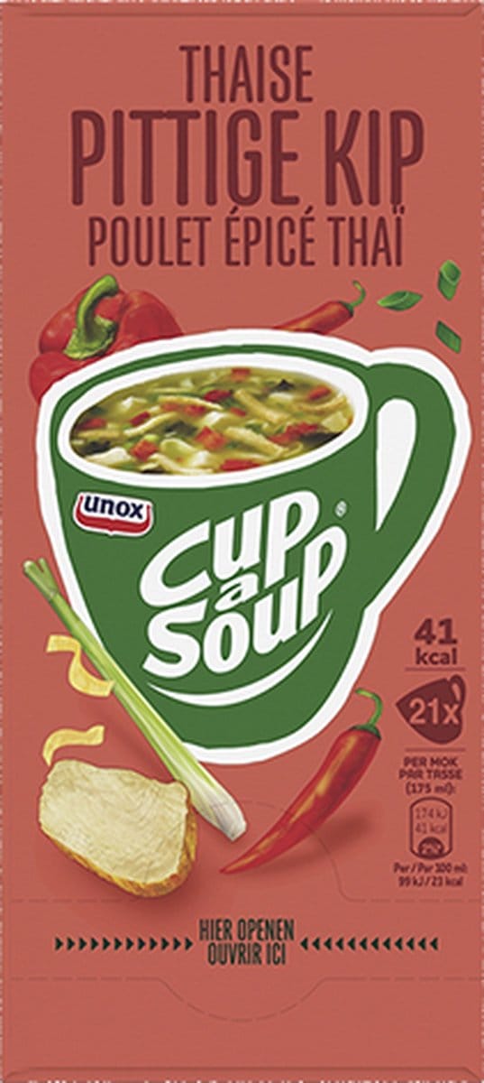 Unox Cup-a-Soup - Thaise pittige kip - 175ml