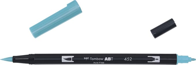 Tombow Brush pen - ABT 452 - Dual Brushpen - Process Blue - Blauw