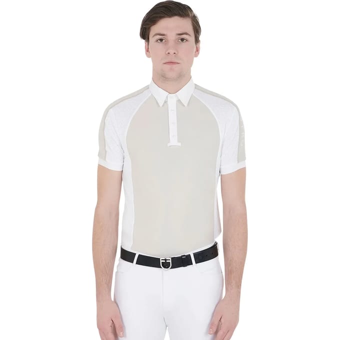 Slim fit wedstrijd polo Equestro