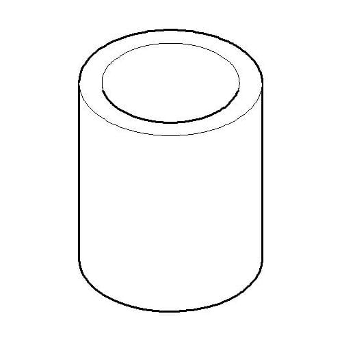 Dornbracht Tara replacement sleeve for 3-hole fitting 092102063-00
