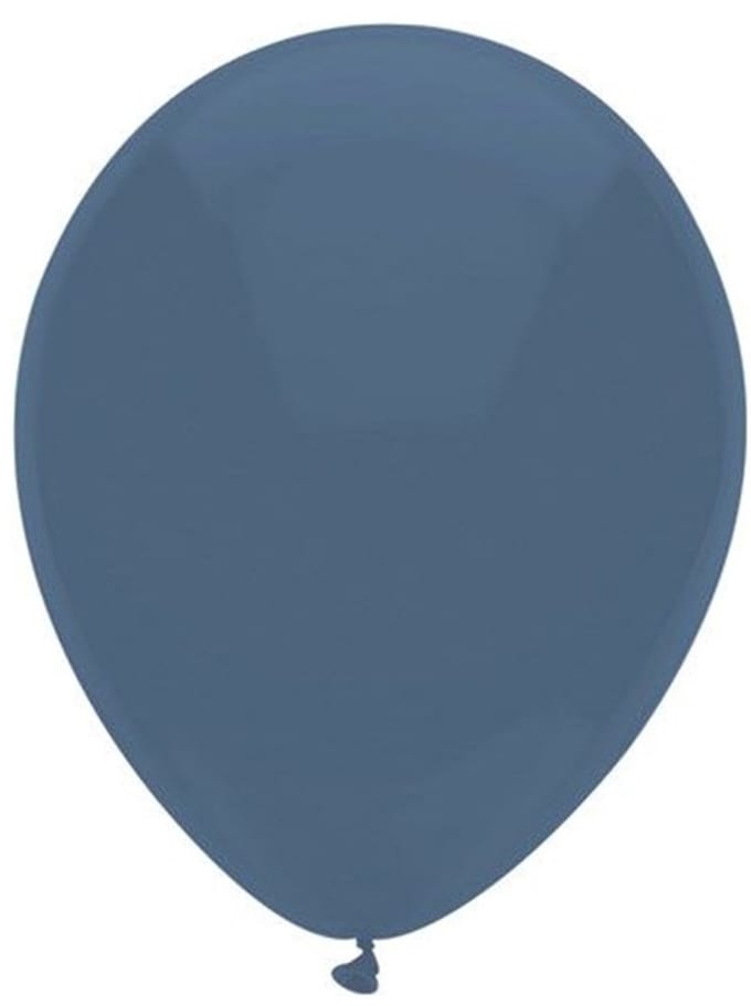 Storm blauw ballonnen 12 inch - 30 cm - 50 stuks .