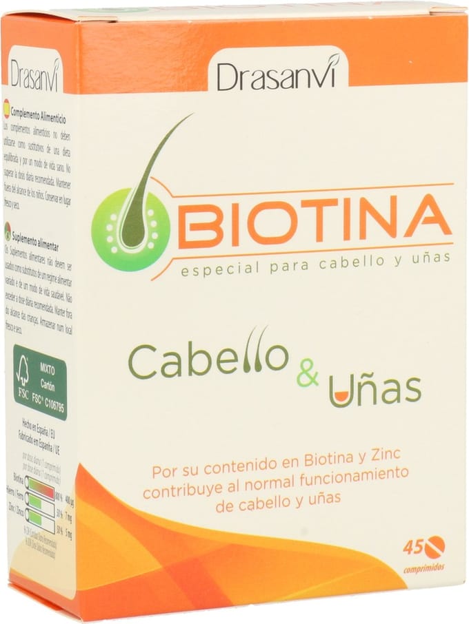 Food Supplement Drasanvi Biotin 45 Units