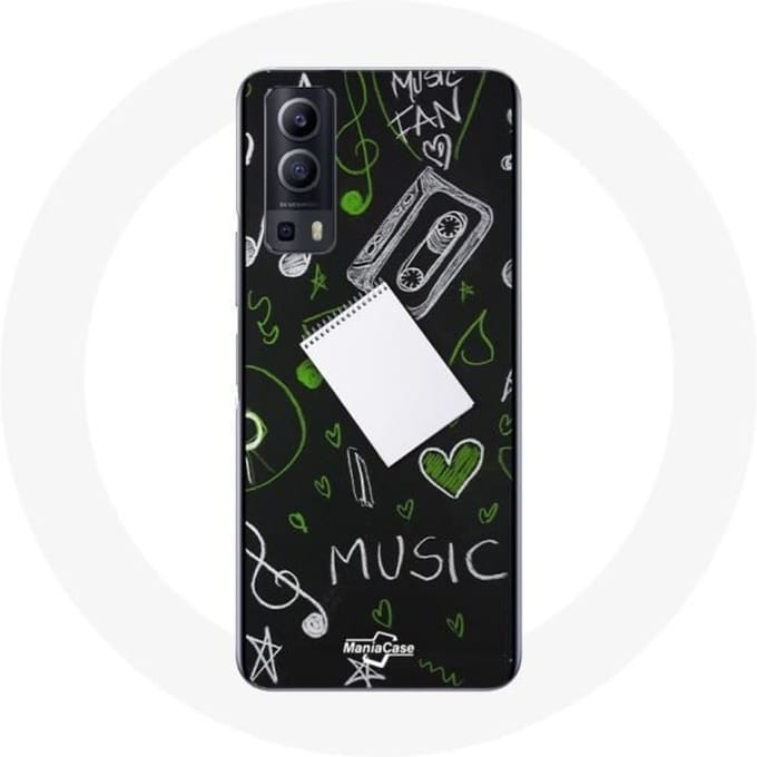 Coque Vivo Y72 Music Clé de Sol
