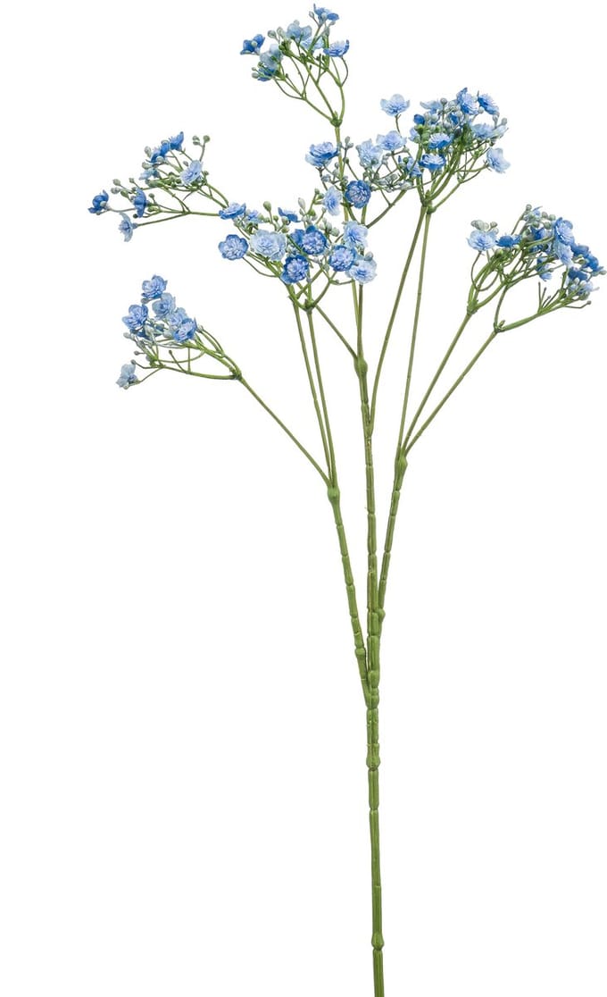 Emerald - Kunstbloem Gipskruid 68cm blauw - Kunstplant voor binnen