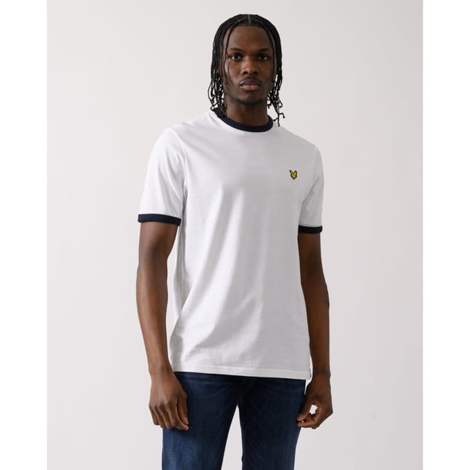 Lyle & Scott Ringer Shirt Heren - Maat M