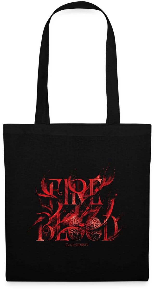 Game Of Thrones Huis Targaryen Fire & Blood Tas Van Stof Schoudertas