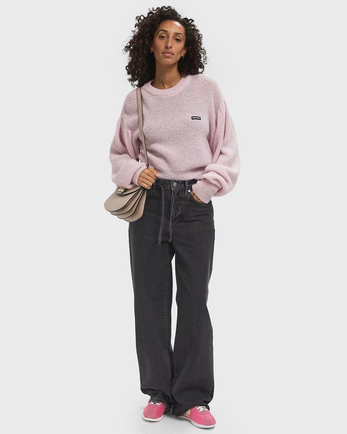 KNIT PUFF CREWNECK