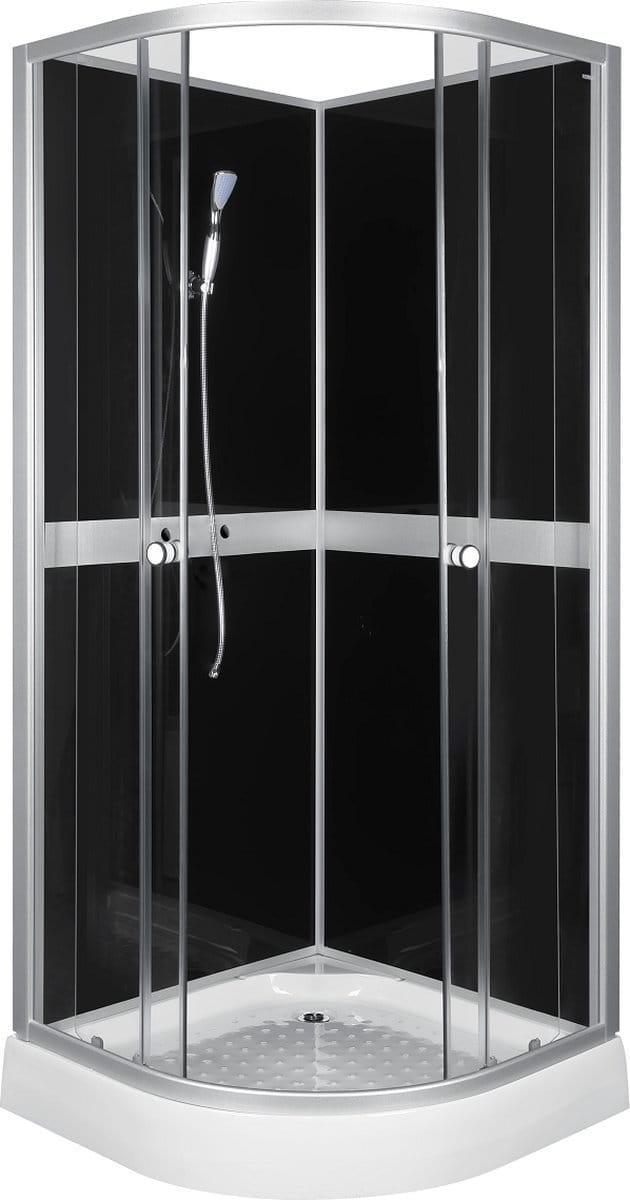 Sanifun complete douchecabine Nolan 900 x 900 zwart