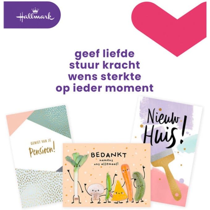 Wenskaart Hallmark Business Box diversen navulset à 12 stuks