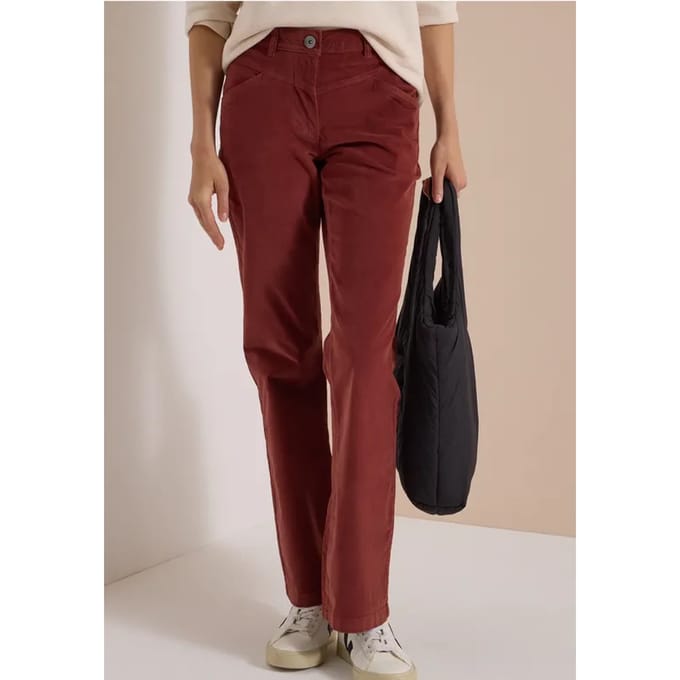 Bootcut-broek met High Waist in Slim Fit