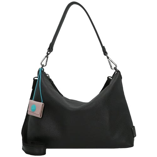 Gabs Leren schoudertas Filippa TG Pochette Nero zwart