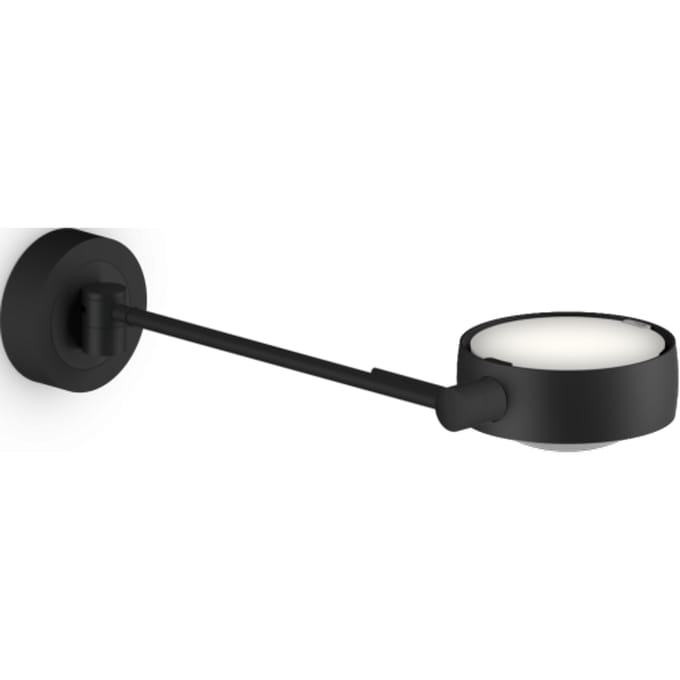 Occhio Wandlamp Sento Letto E - zwart mat - links - zonder Occhio Air - 30 cm