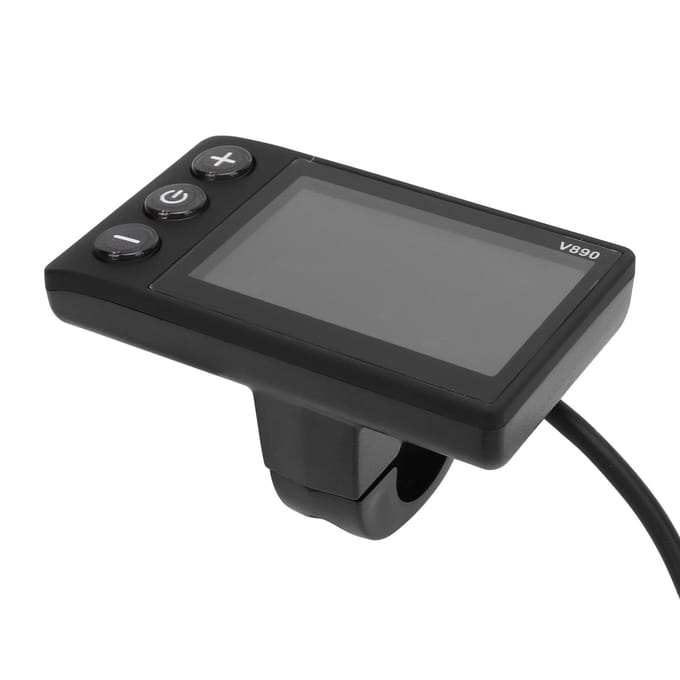 Elektrische Fiets LCD Display 5P en 2P Universele Pasvorm 24V 36V 48V 60V LCD Display Meter V890 Kleur gray