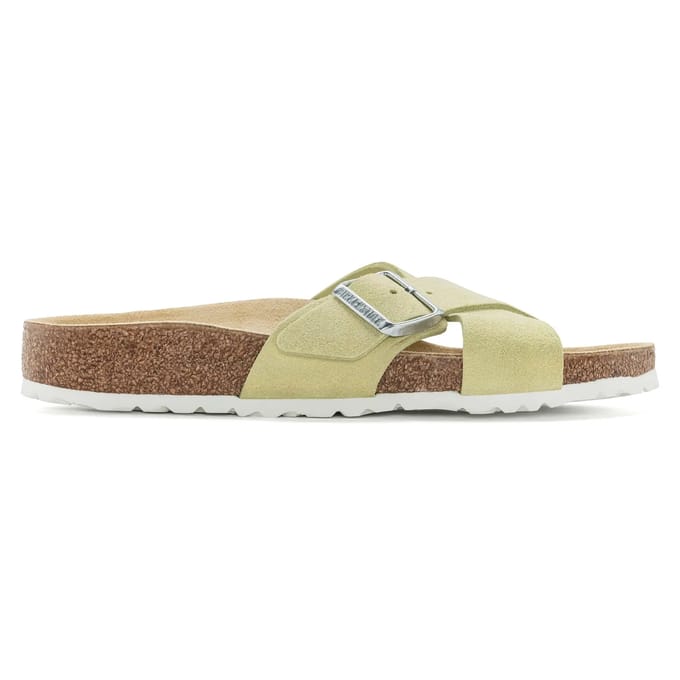 Damessandalen van suède leer Birkenstock Siena