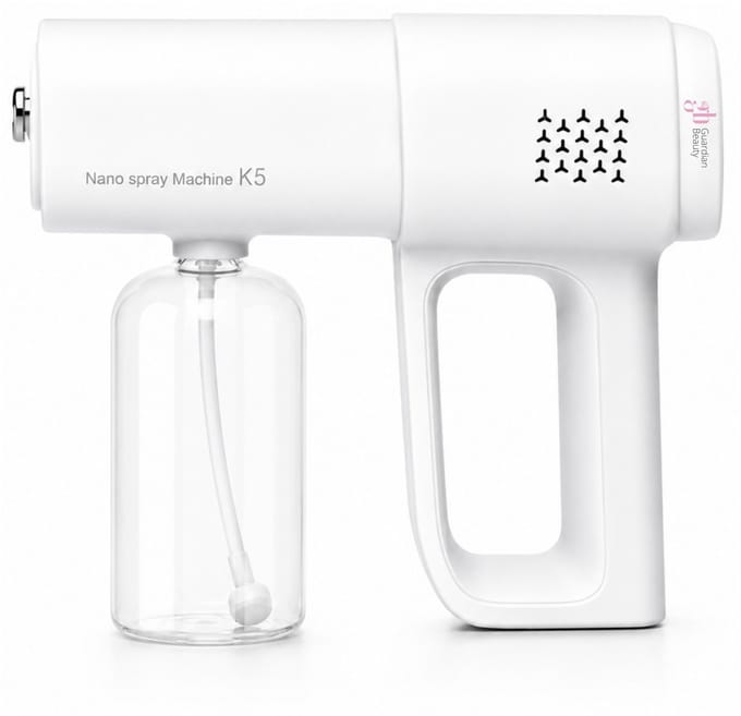 Guardian Beauty Nano Spray Machine - K5 Wireless - Blue Light Atomized Disinfection - Spray Gun - 380ml