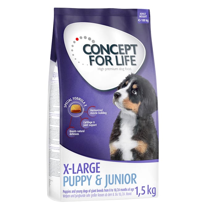 1,5kg Concept for Life X-Large Junior Hondenvoer droog