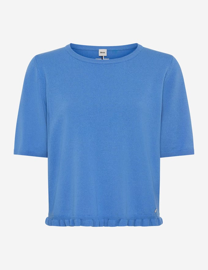 Brax Dames Trui  Style NINA blue heaven, blauw, maat 46