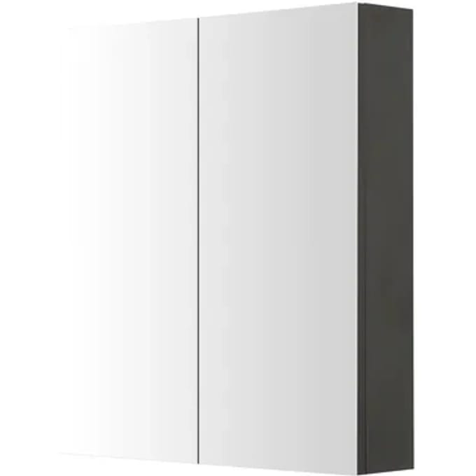 Aquazuro Spiegelkast Arezzo 60cm Donkergrijs