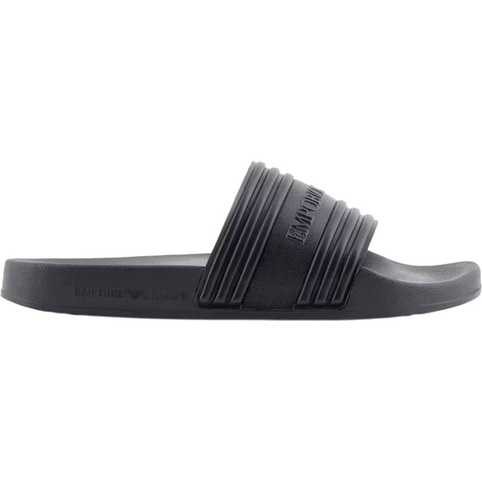 Emporio Armani heren slippers met adelaarmotief