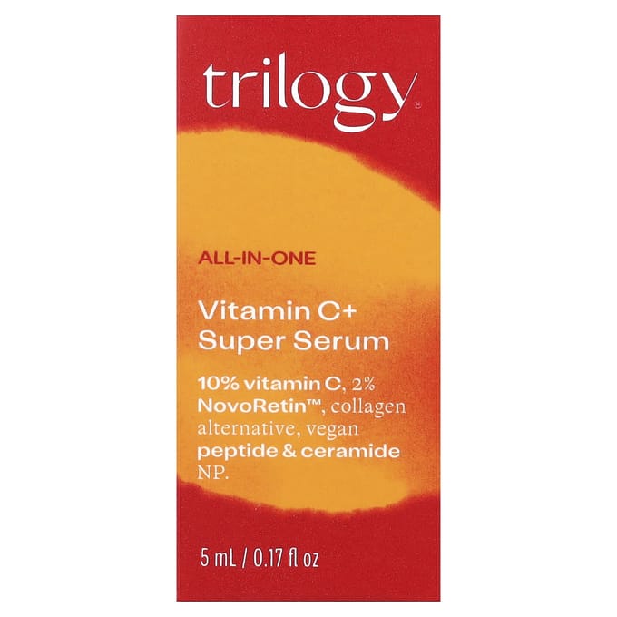 Trilogy, All-in-One, Vitamine C+ Super Serum, 5ml (0.17 fl oz) black