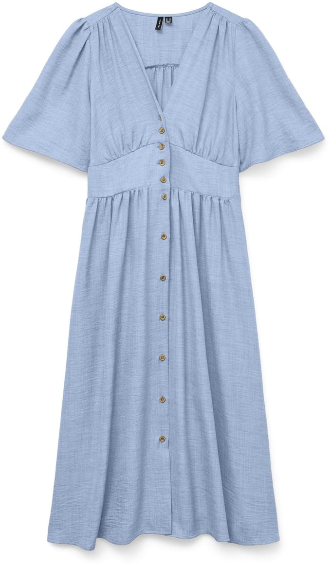 VERO MODA - VMMELANEY 2/4 BLK DRESS WVN NOOS - Dames - Mini jurken