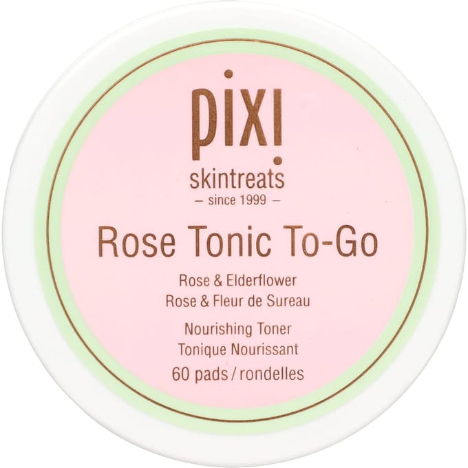 Pixi Beauty, Rose Tonic Togo, Rose & Elderflower, 60 pads white