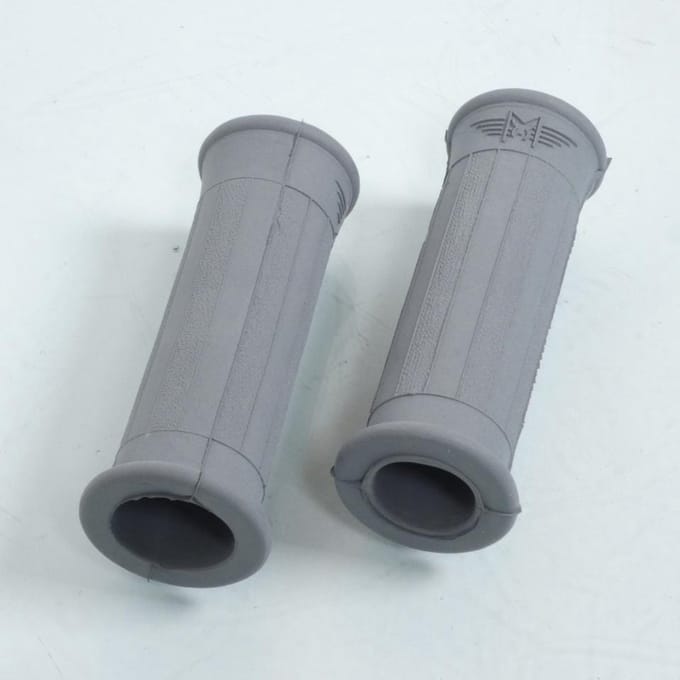 Paire de poignée grise 100mm RSM pour mobylette MBK 50 AV3 Neuf