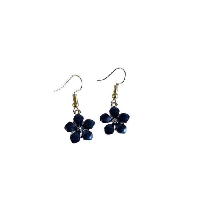 2 Love it Daisy Black - Oorbellen - Meisjes - Lengte: 3.3 cm