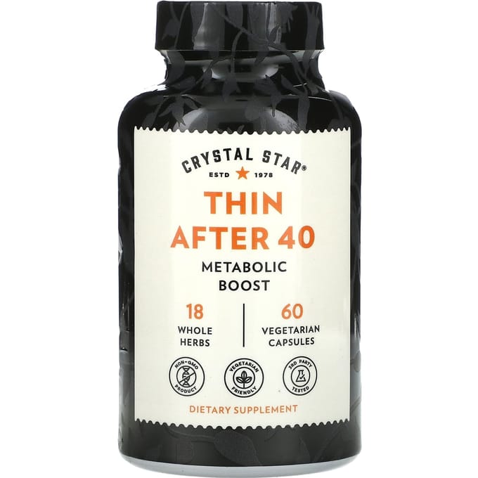 Crystal Star, Thin After 40, 60 plantaardige capsules