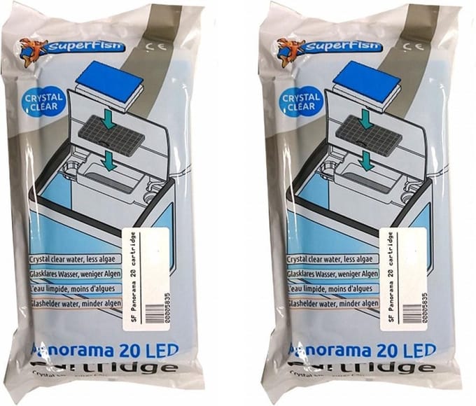 Superfish Panorama 20 Filter Vervang cartridges - 2 Stuks