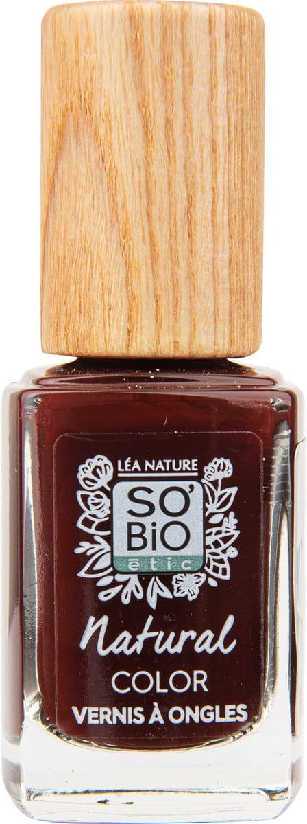 SO’BiO étic nail polish 10 velvet red