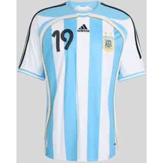 Adidas Argentina Truien/Replica's Heren - Wit - Maat XL - Poly Mesh