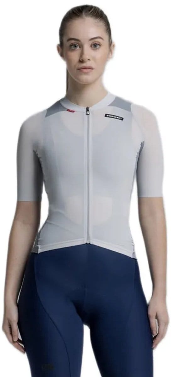 Etxeondo Alda 110 Colour Edition Korte Mouw Wielertrui Grijs M Vrouw