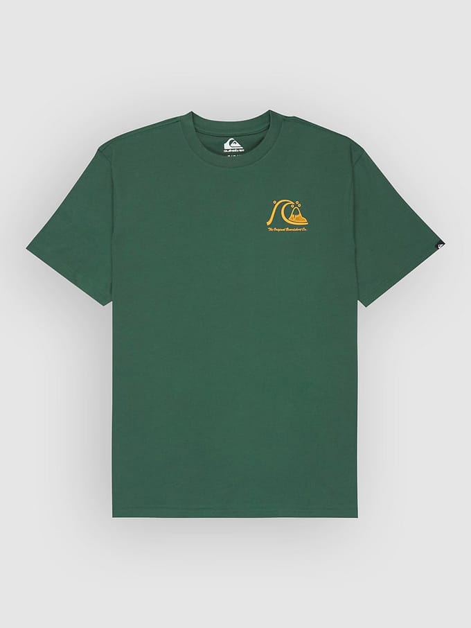 Quiksilver Evo Original Bs T-shirt Met Korte Mouwen Groen S Man