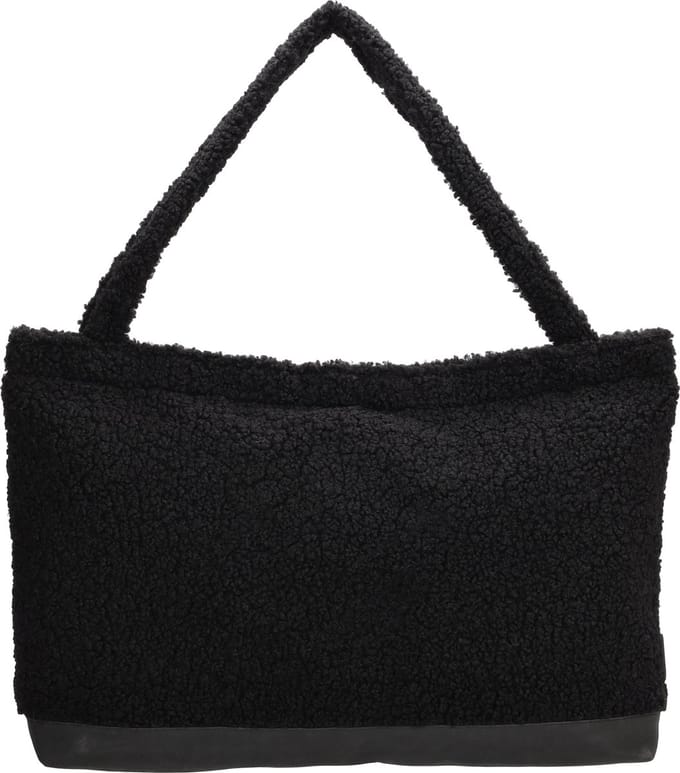 Beagles Navarra Ruime Shopper Teddy Soft - Tote Bag - Dames Tas - Zwart