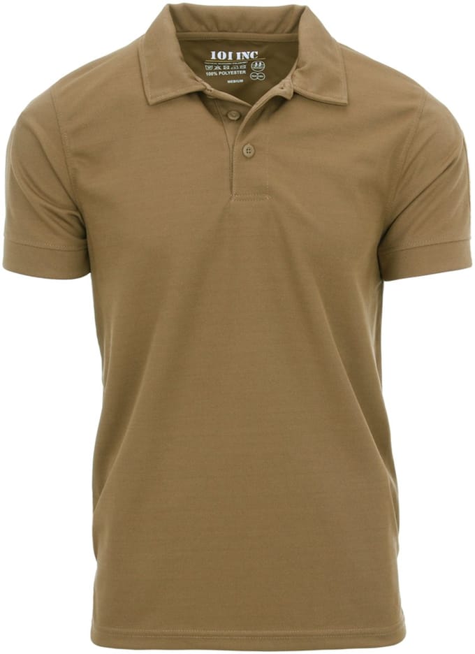 101 INC - Tactical polo Quick Dry (kleur: Coyote / maat: XXL)