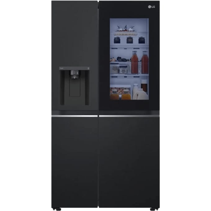 628L Amerikaanse koelkast Zwart | InstaView™ | ThinQ™ | DoorCooling+™ - GSGV80EPLD