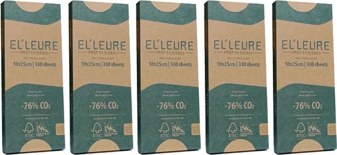 5x Elleure Hair coloring paper 300st 10x25cm