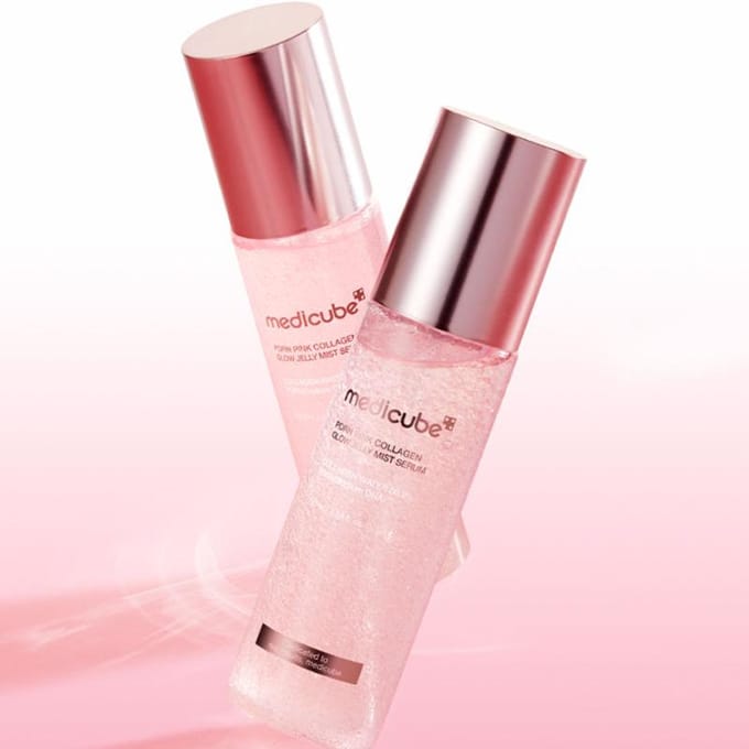 medicube PDRN Collageen Glow Jelly Mist Serum 100ml (2-pack) white
