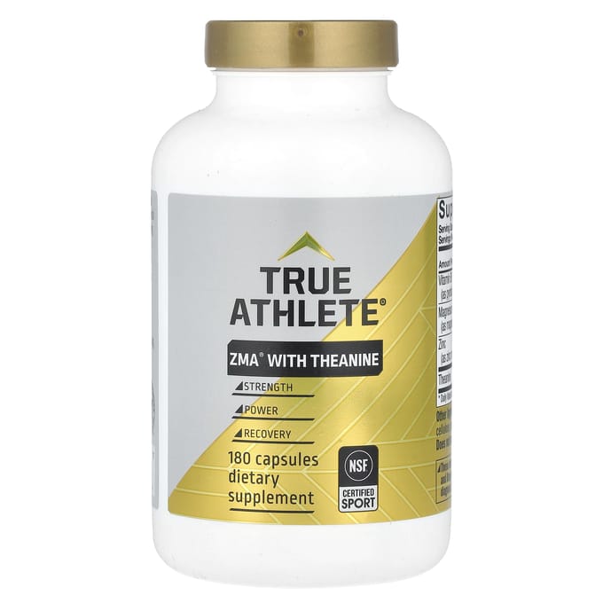 True Athlete, ZMA®, avec Théanine, 180 Capsules